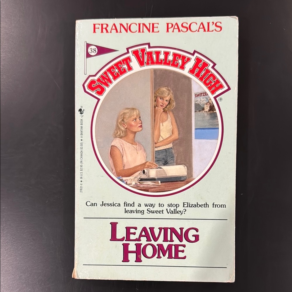 Sweet Valley High #38: Leaving Home - Vintage Paperback Novel